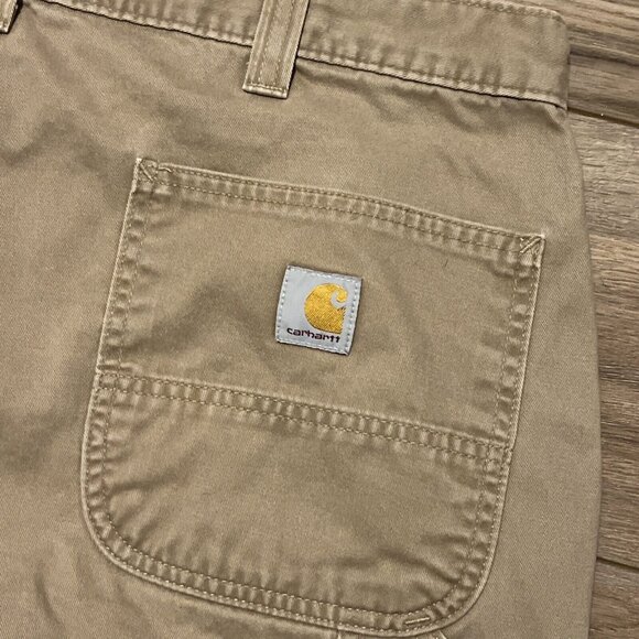 Men's Carhartt Relaxed Fit Carpenter Pants SIZE 40x30 Tan Casual Work B324-DKH - Picture 10 of 12